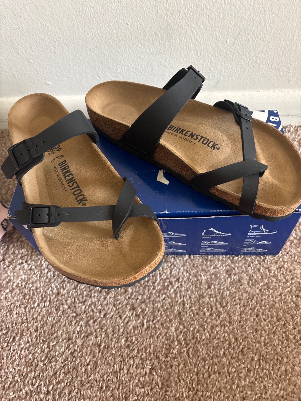 Birkenstock Mayari Black Size 39