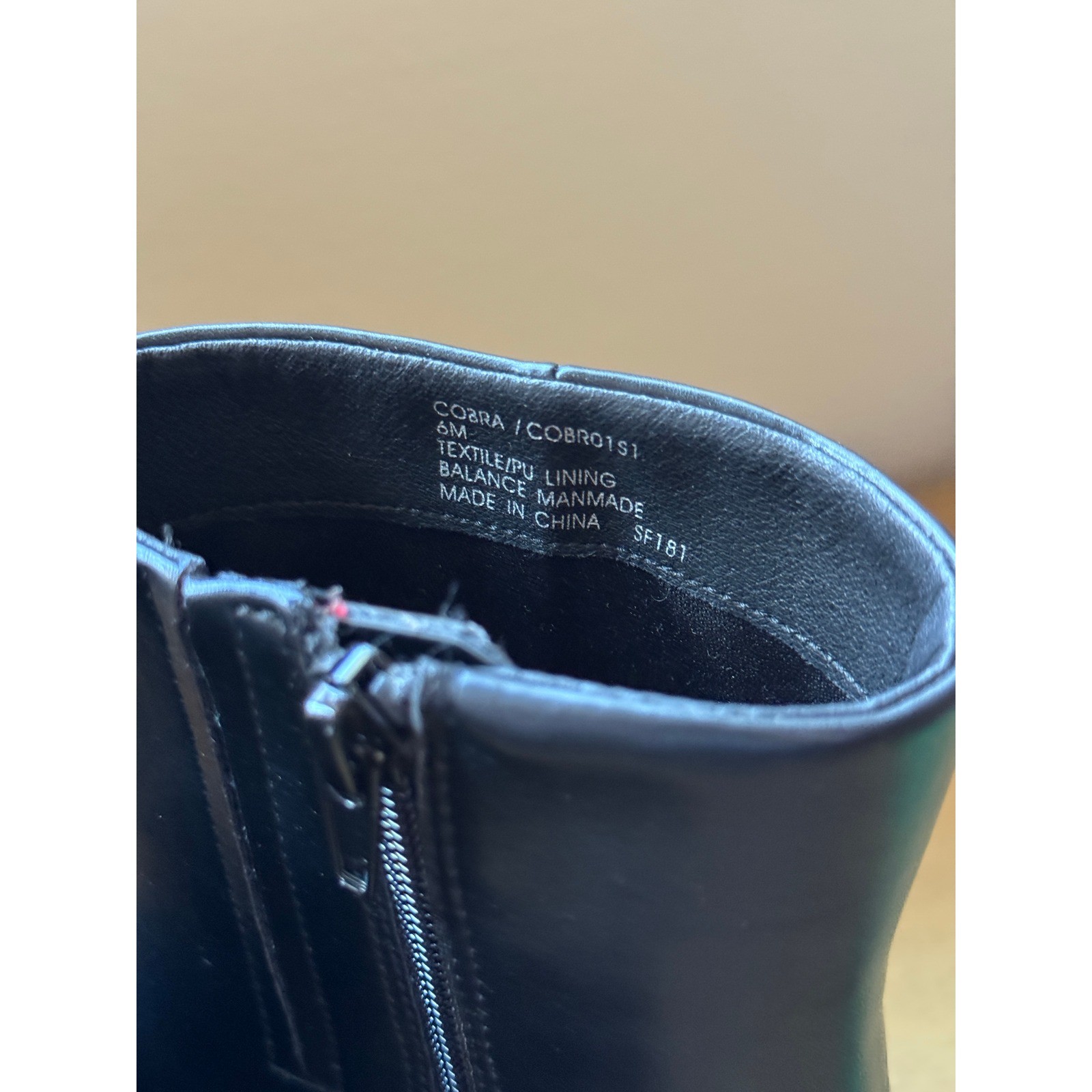 Steve Madden Black Double Platform Ankle Boots Cobra Block Heel Vegan Leather