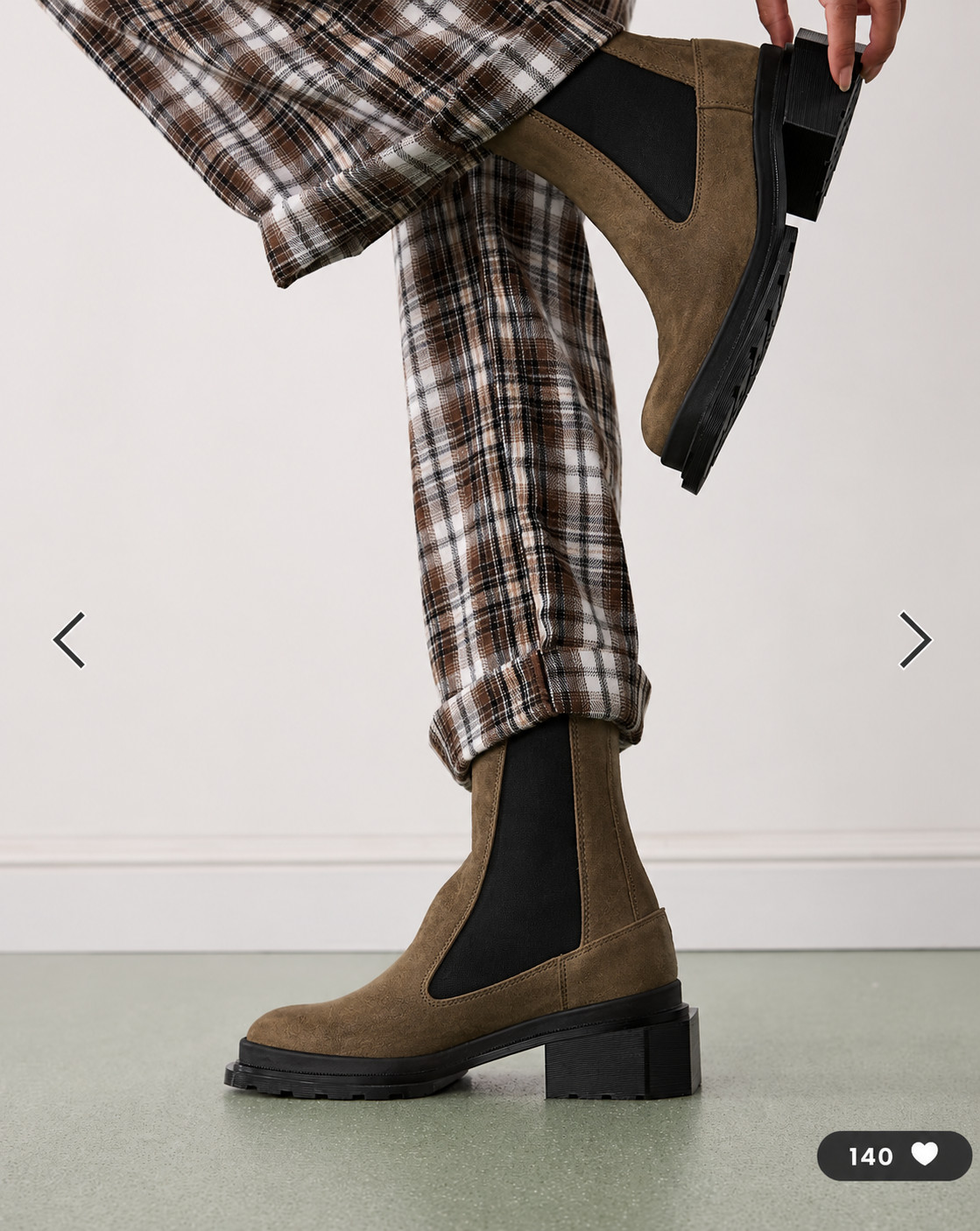 Dr Martens MAYBOLE SQUARE TOE TALL CHELSEA BOOTS MSRP$260 GORGEOUS & CHIC
