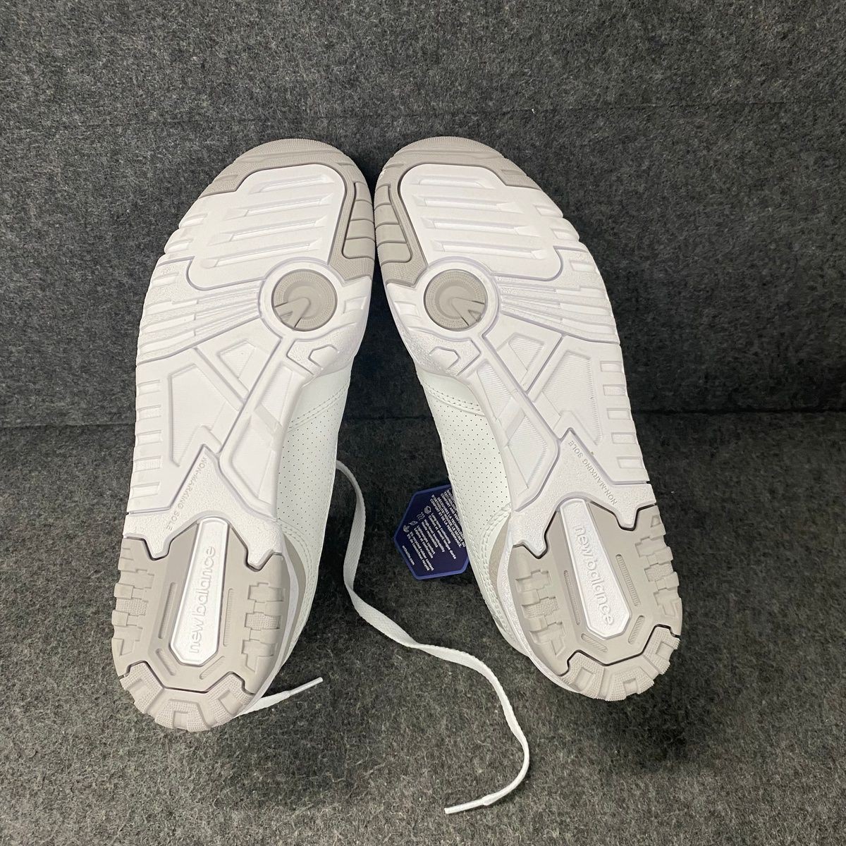 NEW BALANCE 550 Casual Sneakers Unisex Size M8.5/W10 B White Gray