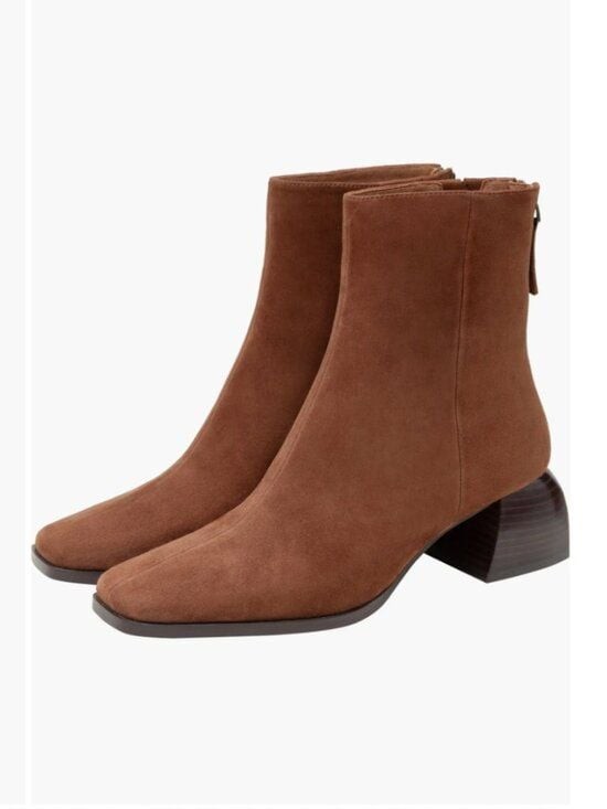LINEA PAOLO SAGE BOOTIE SUEDE CHOCOLATE BROWN