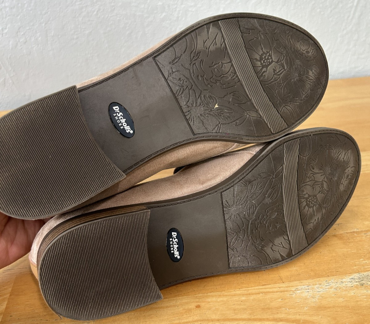 Dr. Scholl’s Women’s 9.5M Comfort Rate Loafer Taupe Slip On Shoes Casual Travel