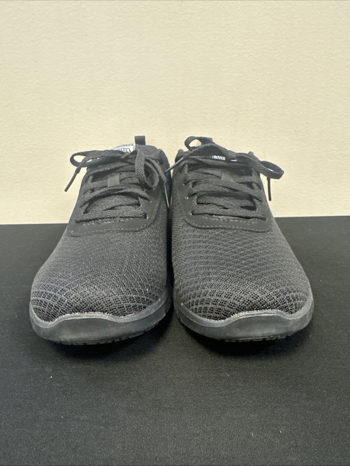 Skechers Womens Size 8.5 Ghenter Bronaugh 77210 Black Work Slip Resistant Shoes