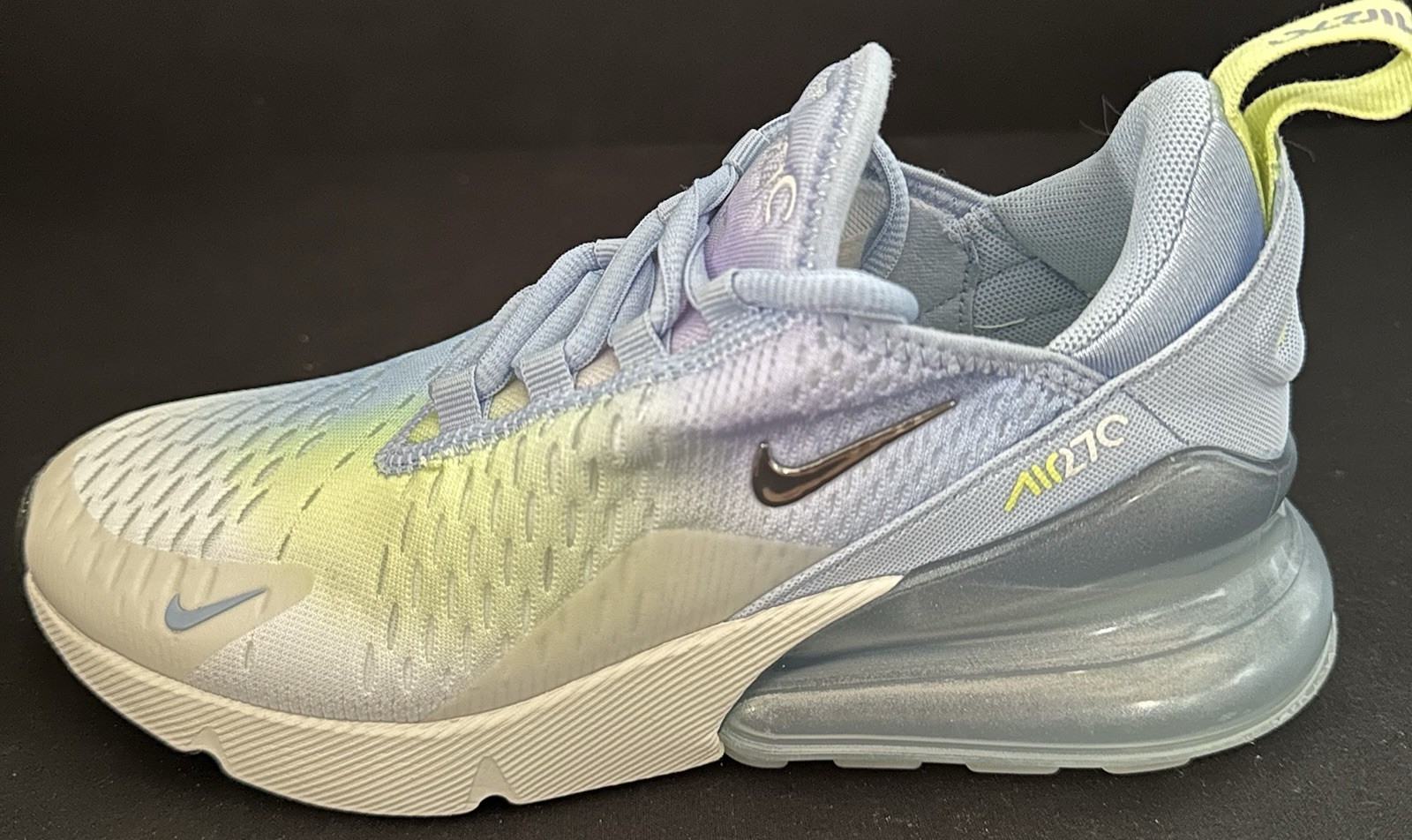 Nike Air Max 270 Blue Green Mood Ring Sneaker Women Sz 5 Men 3.5 New IB7937-468