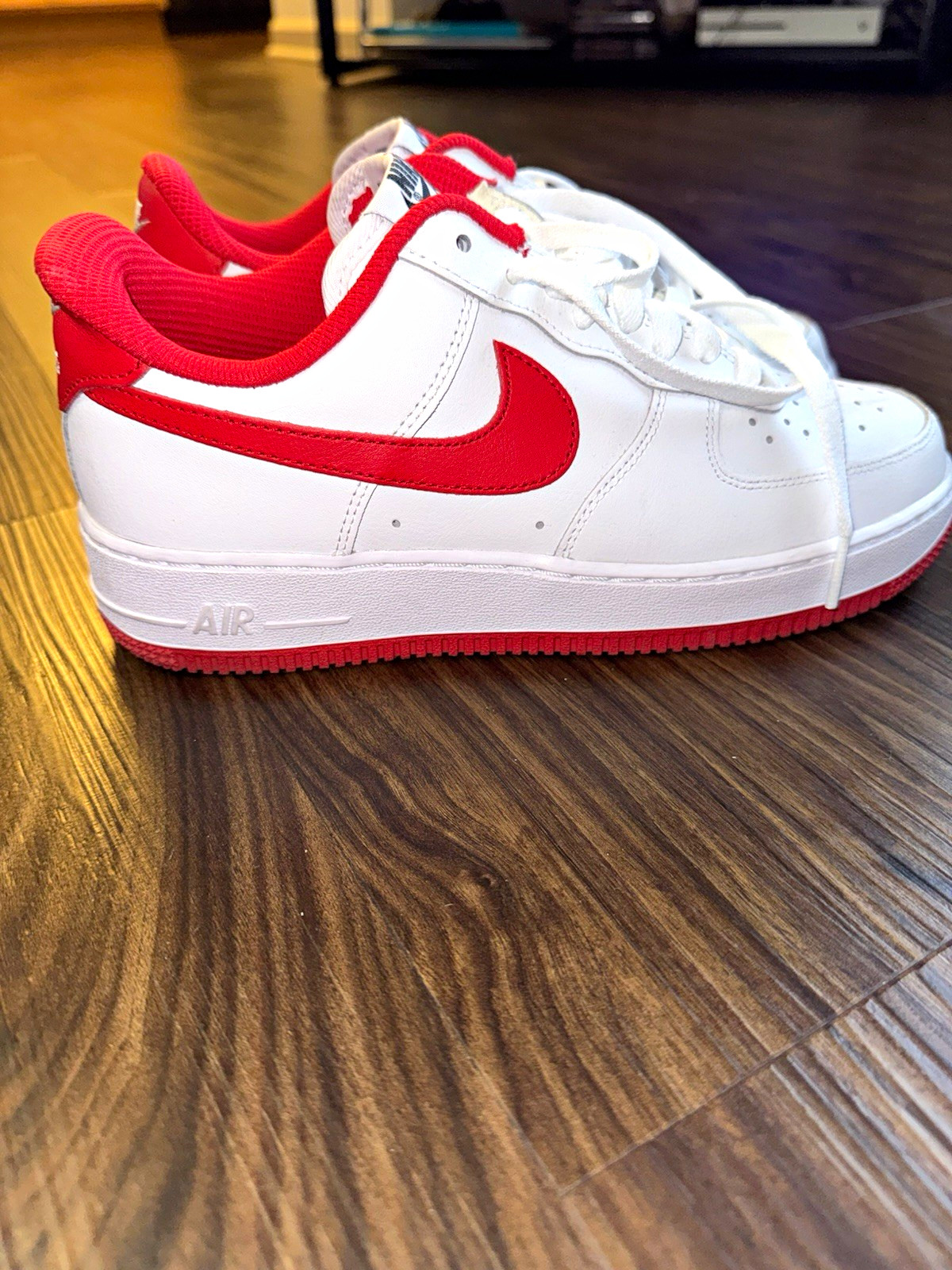 Nike By You Air Force 1 Low Custom White/Red CT7875-994 Women’s Size 6