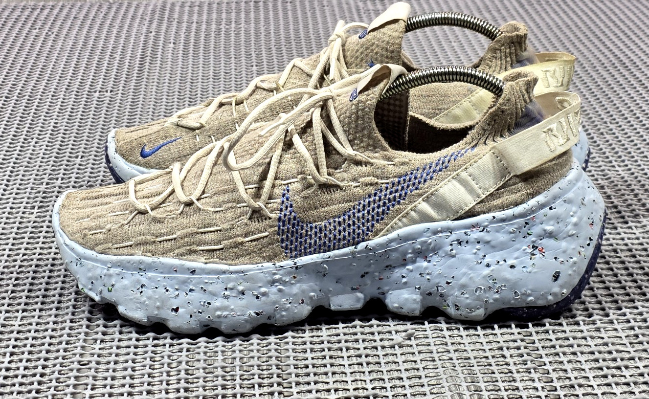 Nike Space Hippie 04 Womens 11.5 Beige Multicolor Athletic Sneakers Shoe CD3476