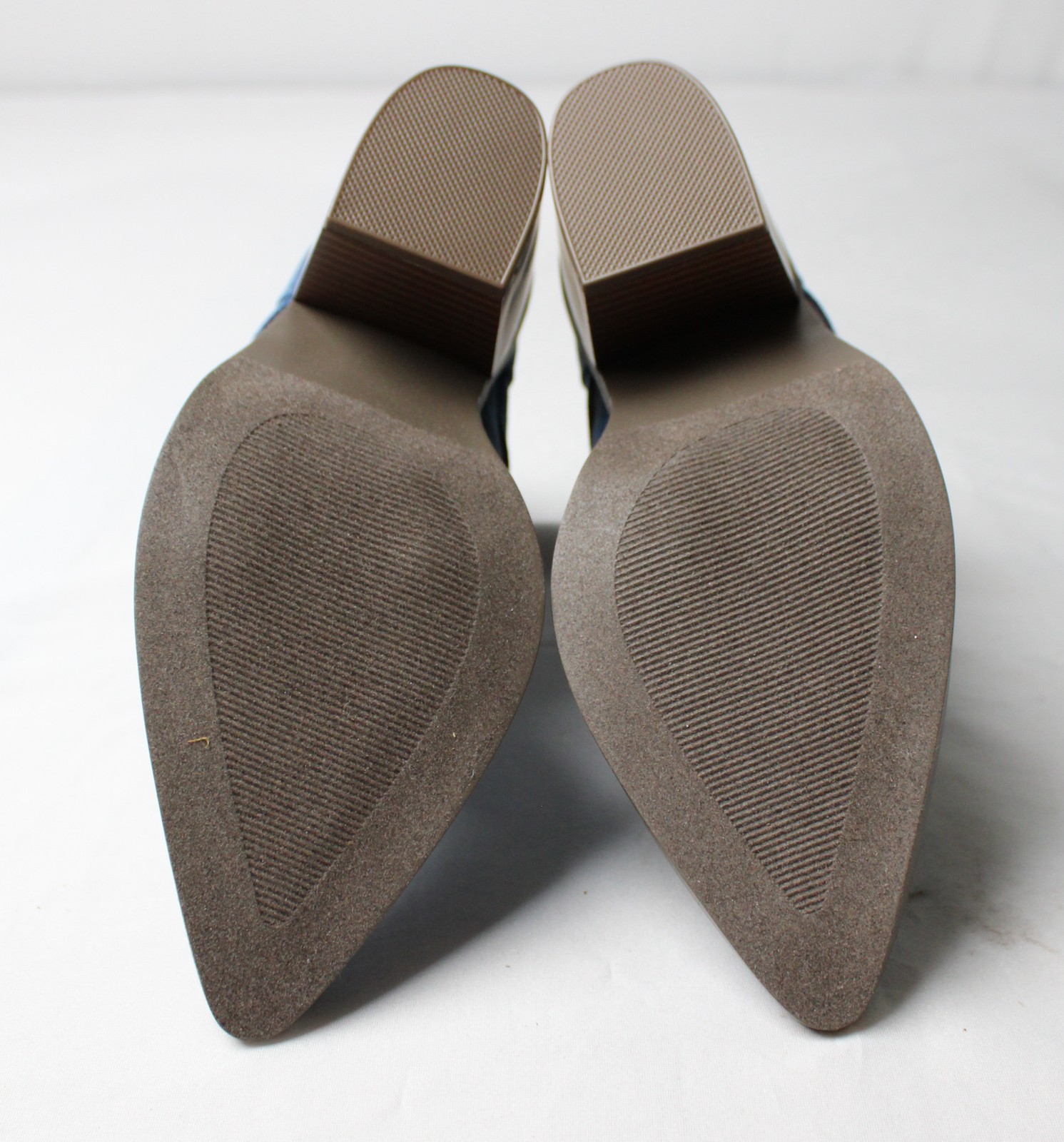 JustFab Women’s Mirabella Back Zip Booties JL3 Denim Size US:6.5 UK:4.5
