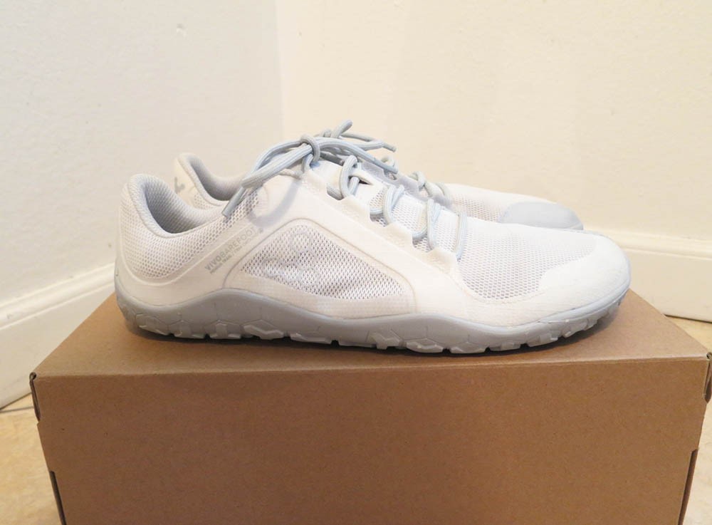 Vivobarefoot Primus Trail FG 3.5 Barefoot Shoes 43 L, Mens 9.5, Womens 11 White