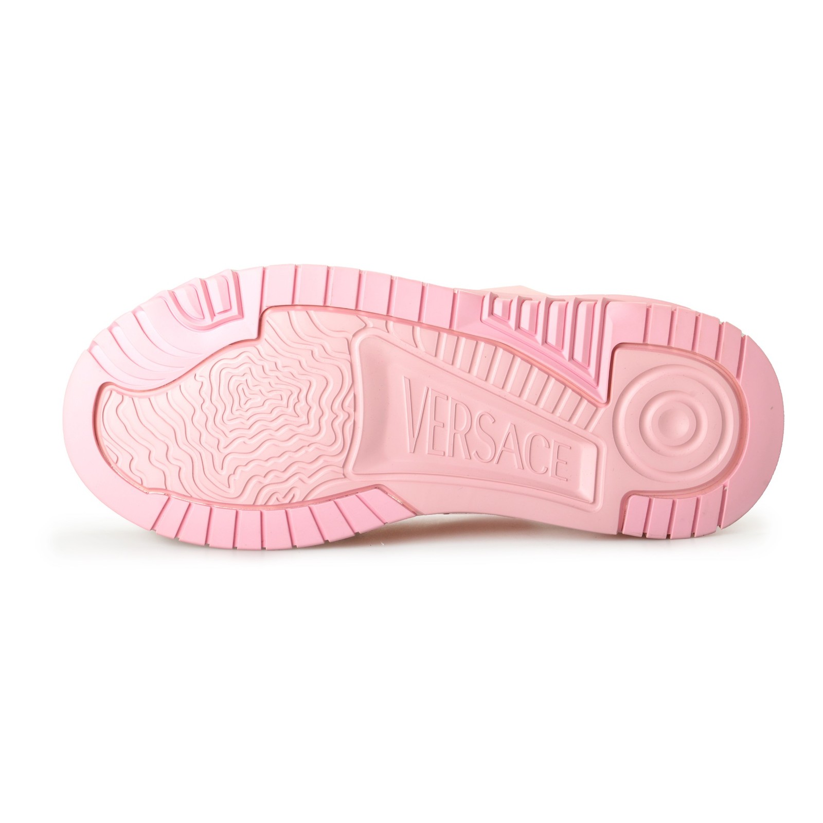 Versace Women’s «Odissea» Rose Pink 100% Leather Sneakers Shoes US 6 IT 36