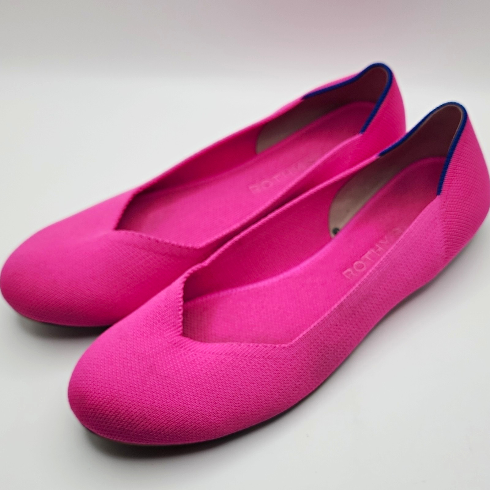 Rothy’s Pink Knit Slip-On Ballet Flat Round Toe Women’s US 10 EU 41