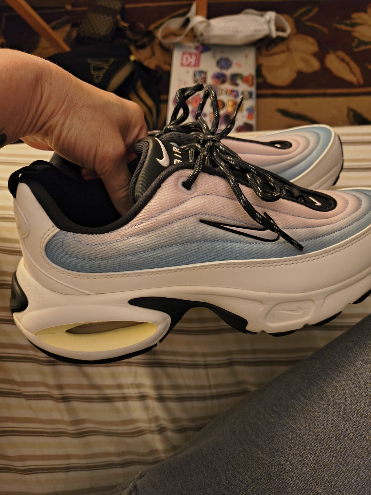 Nike Air Max 97 Futura Women’s Low Top Lace-Up Cushioned Sneaker HV5761-133