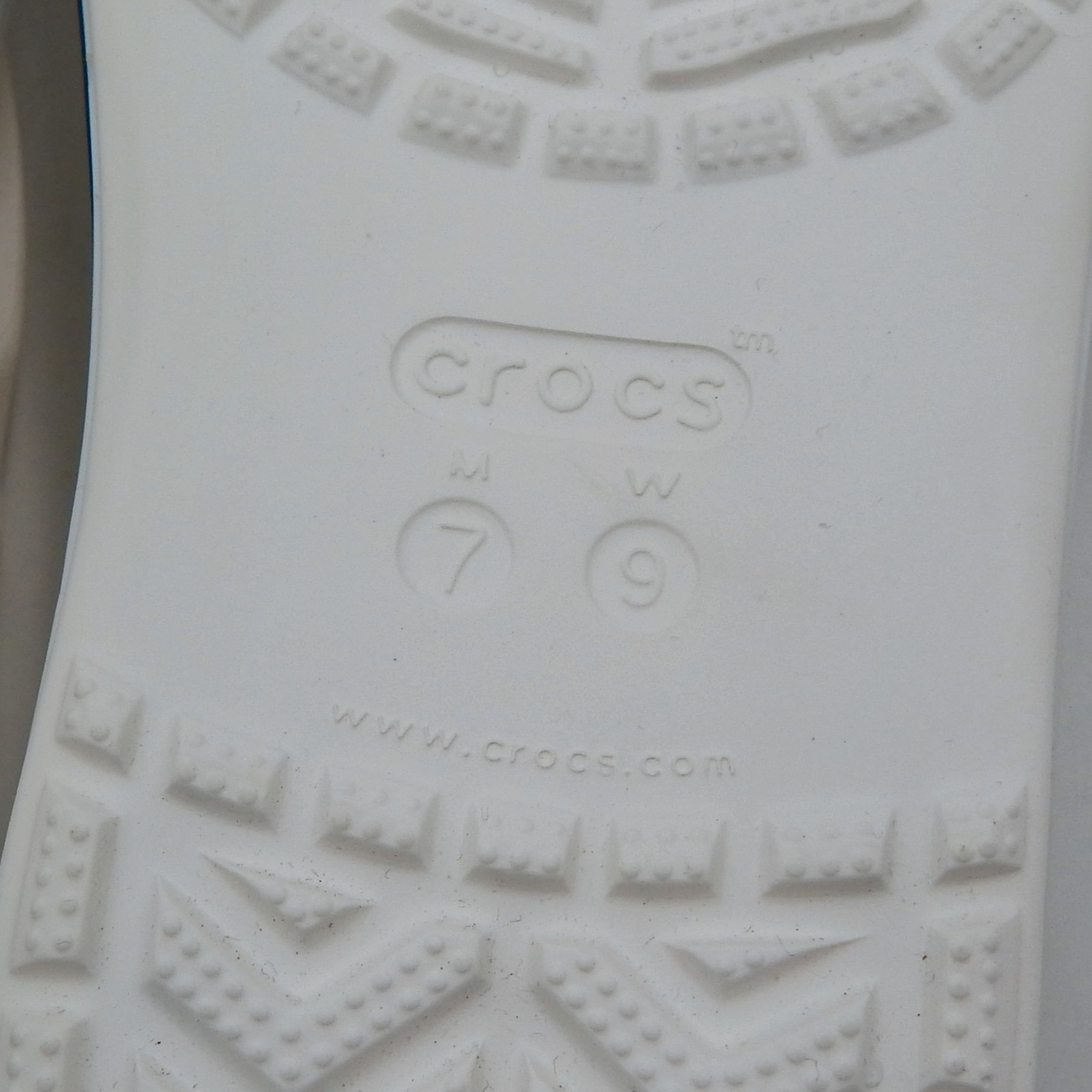 Crocs Bayaband Womens Flip Flop Sandal Size 9 White Water Friendly Lightweight