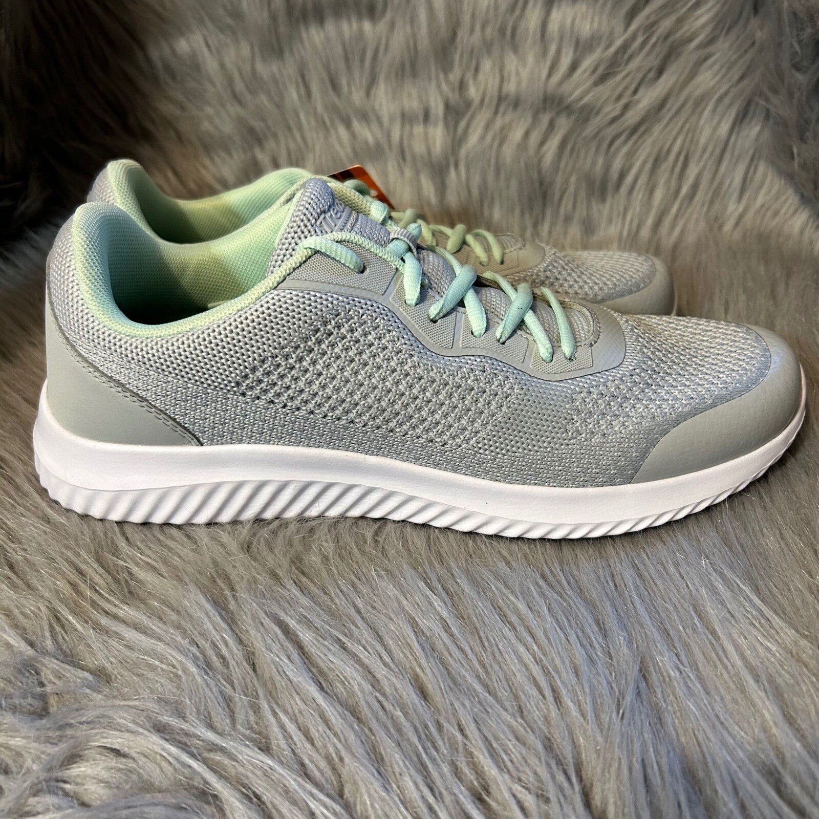 TredSafe Work Sneakers Womens Size 11 Gray Lace Up Slip Resistant Shoes