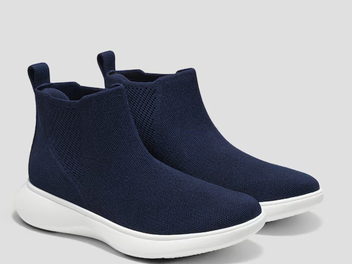 VIVAIA Urban Knit Ankle Slip On Blue Sneakers Boots Women’s 9