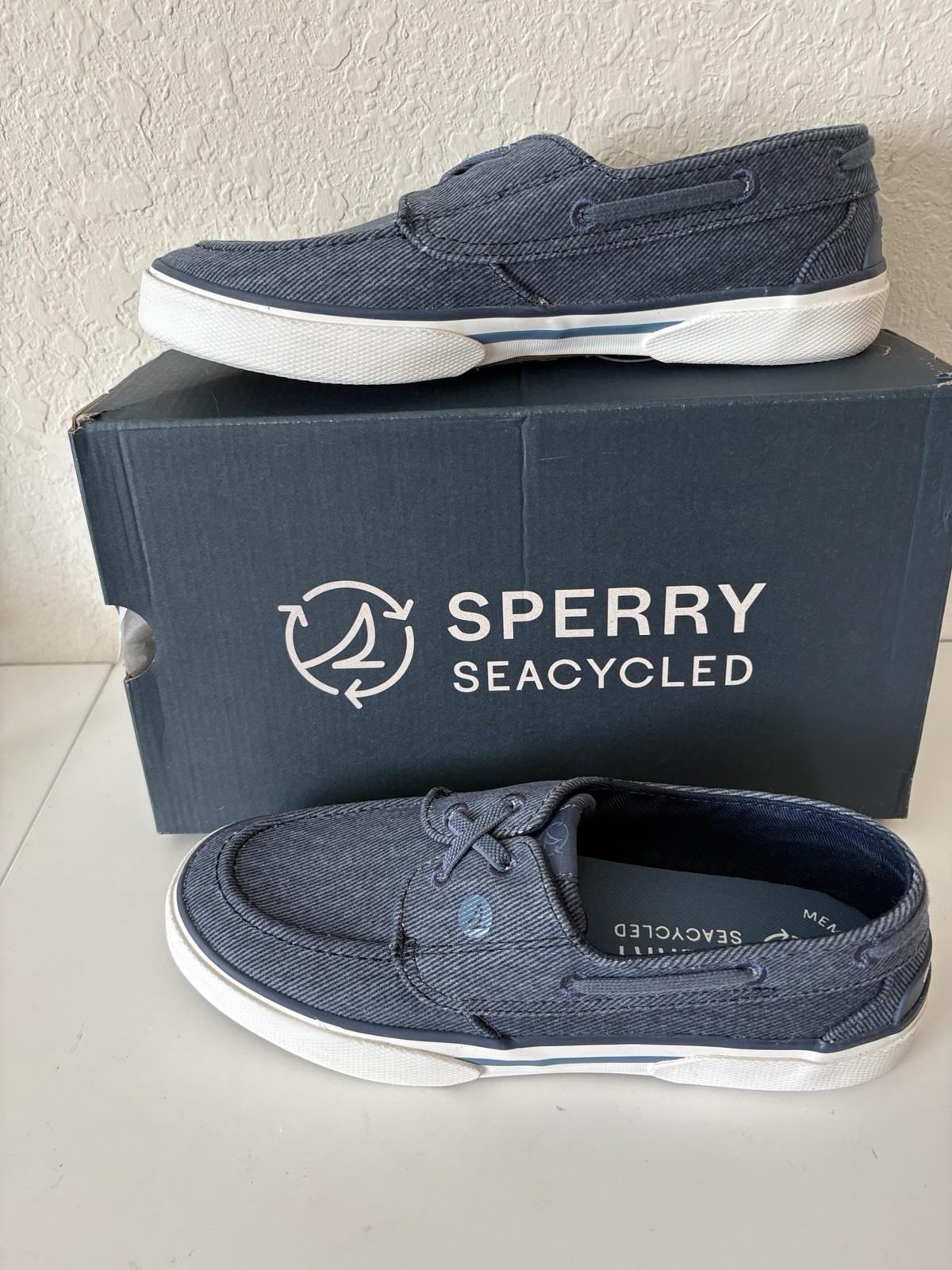 Sperry Womens SC Pier Wave BT Twll Casual Shoe – Size 6 Navy – STS88787 NIB