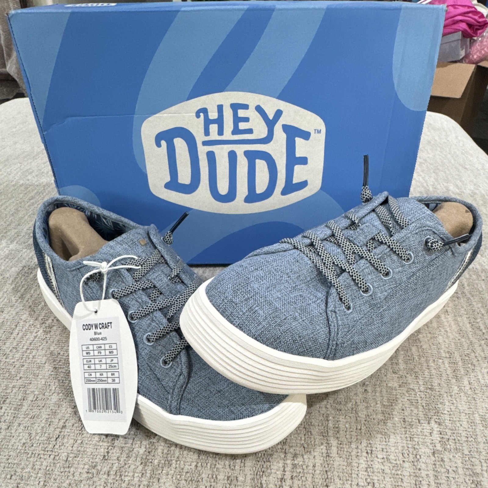 Hey Dude Cody W Craft Blue Women’s Sneakers US 9 EU 40