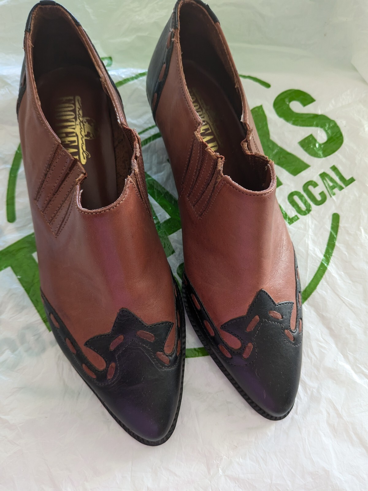 Leather Shoes Women 9 Brazil Made Pre-owned pls see photos for description