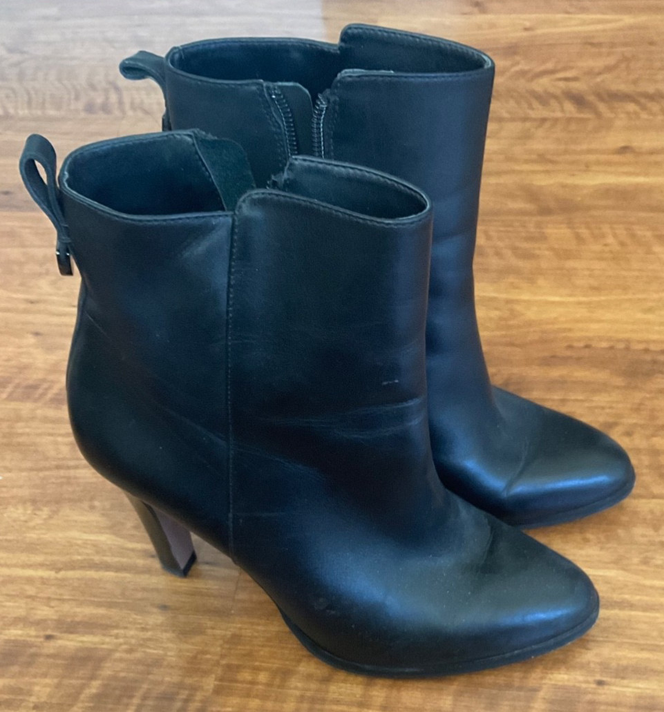 Coach black boots 8.5