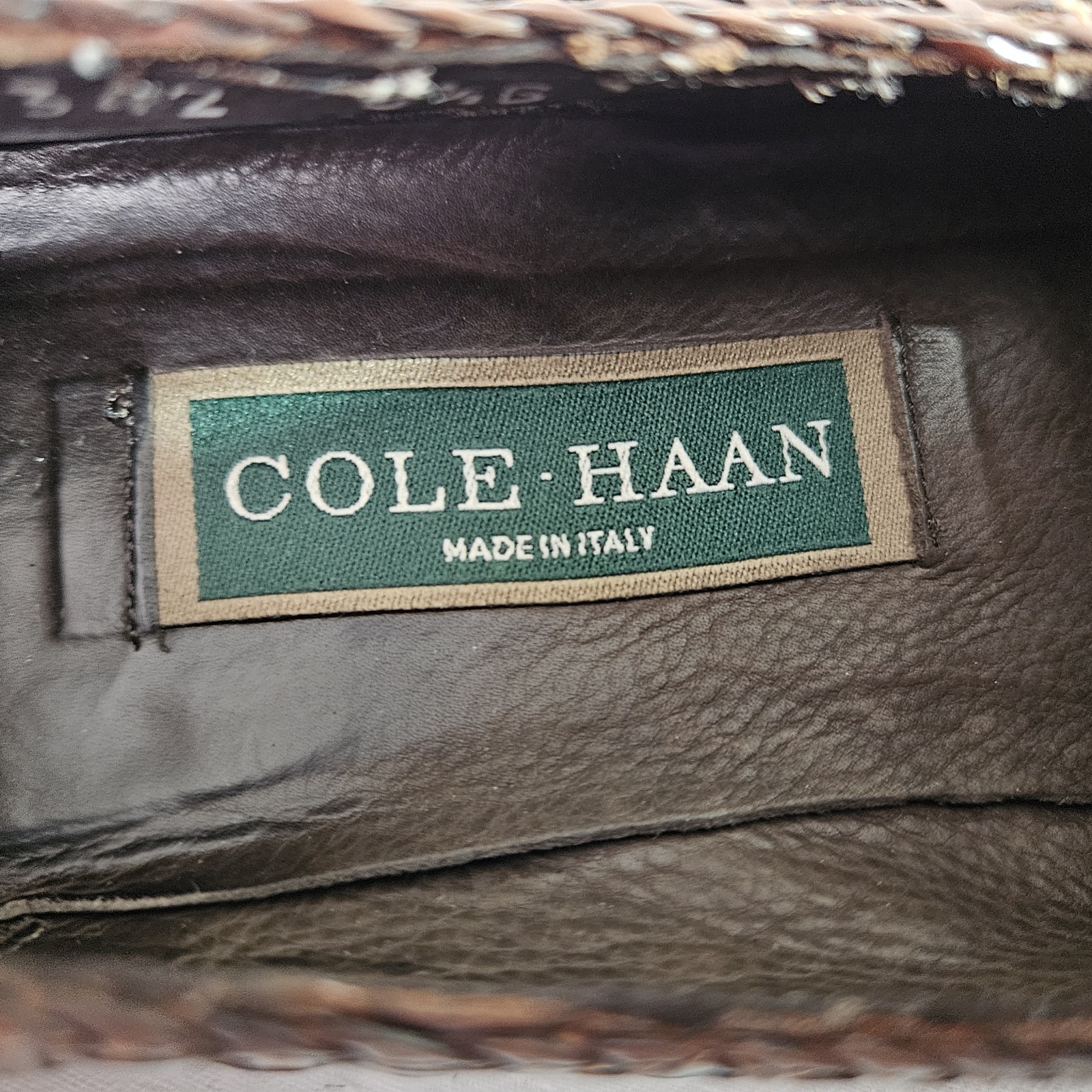 Vintage Womens Cole Haan Woven Loafer 8.5 SEE PICTURES READ DESCRIPTION