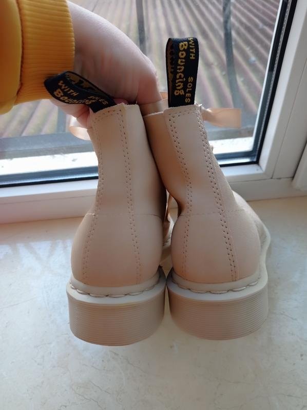 Women Dr Martens boots beige suede 38 #3K46