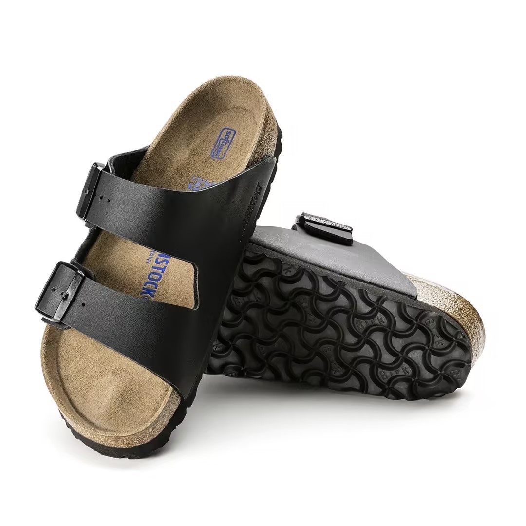 Birkenstock Arizona Stone Mocha Birko-Flor Comfort Sandals EU37-45