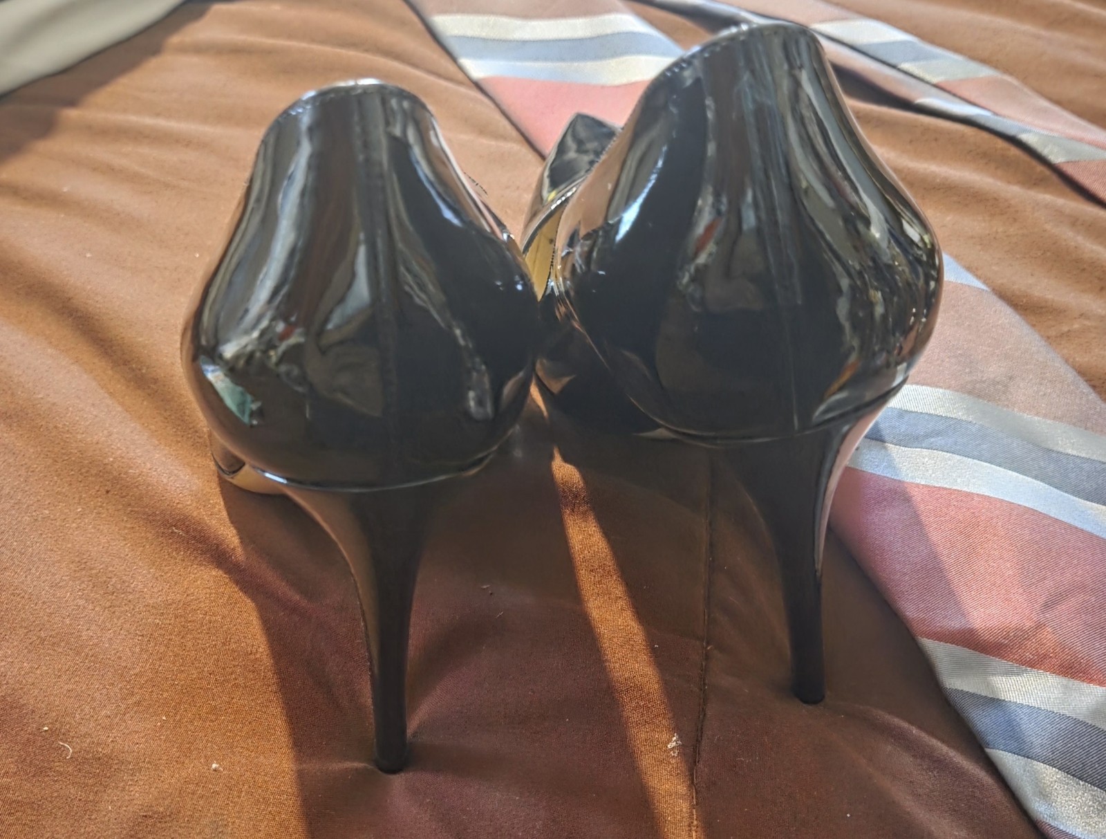 M. GEMI BLACK STILETTO, SIZE 39 (US 8.5) – See SIZE Chart
