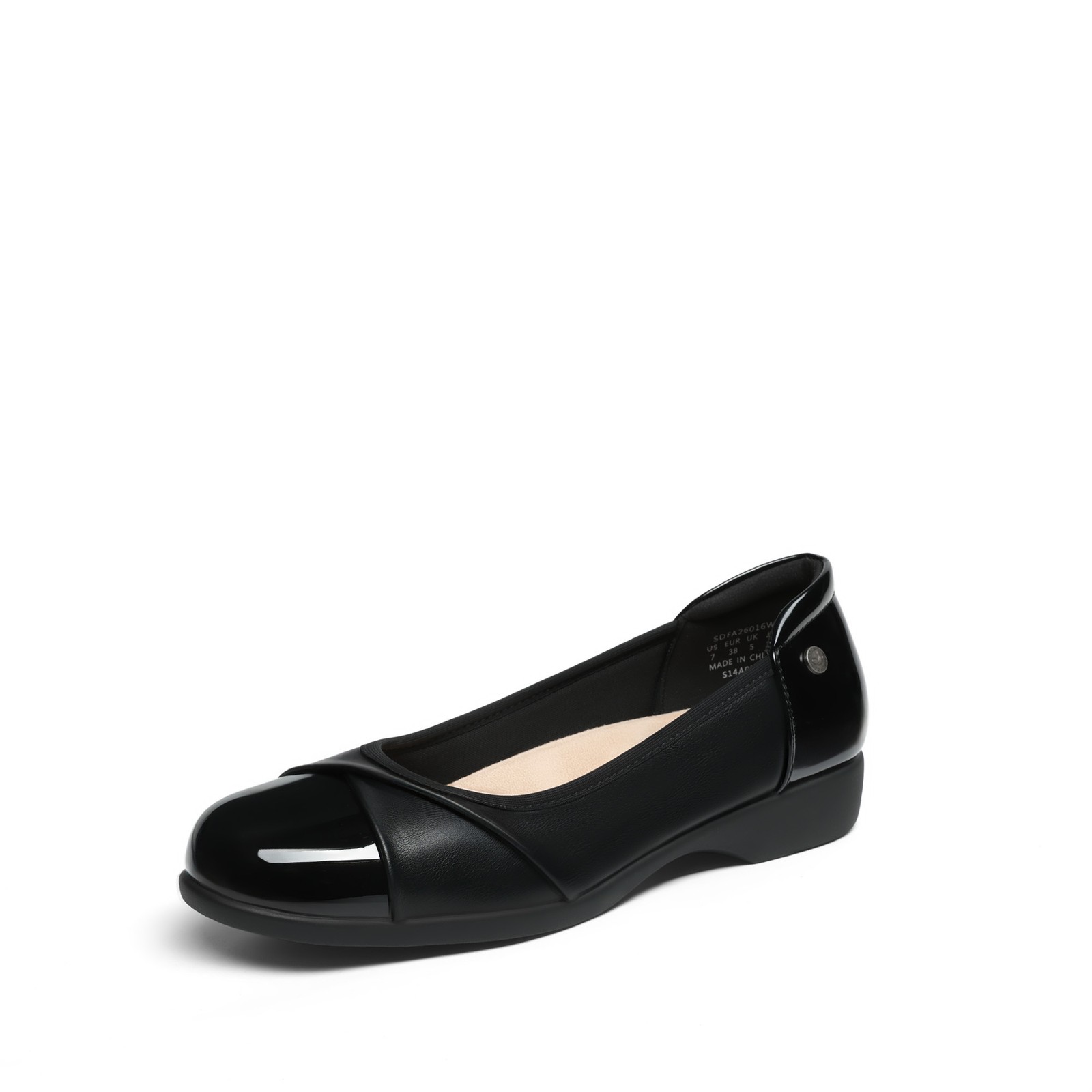 Women’s Comfortable Work Flats Arch Support Lightweight Non Slip Shoes