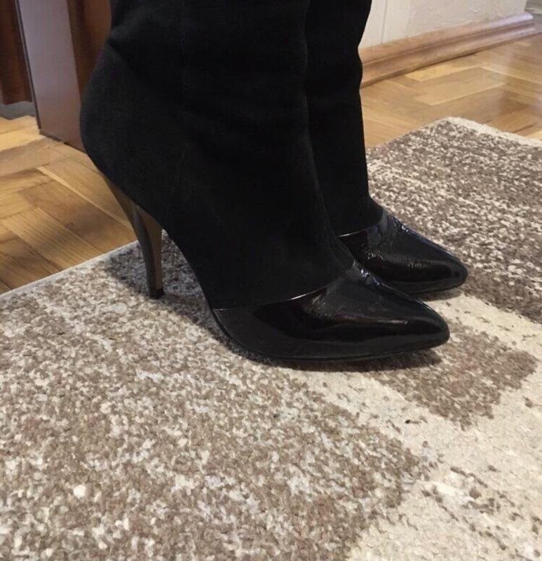 women dune boots black suede 40