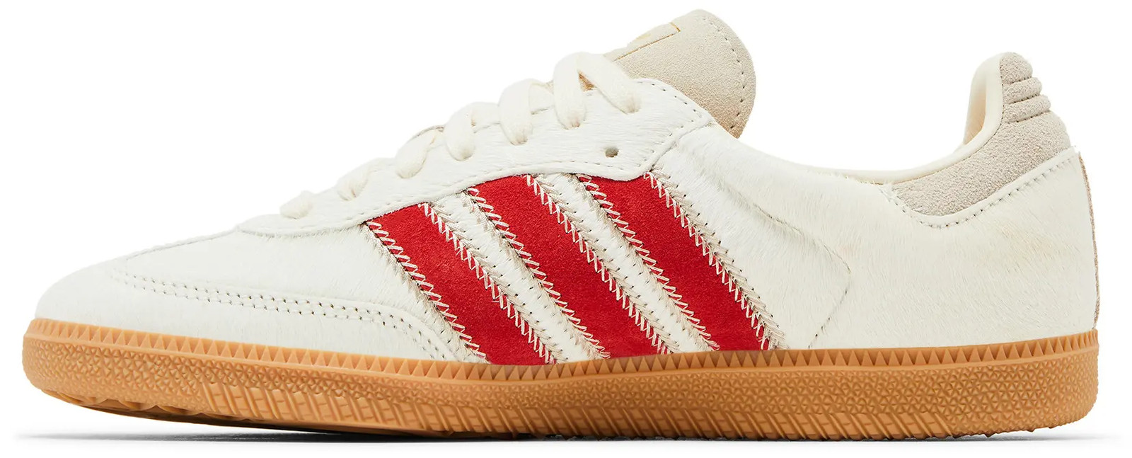 Size 7.5W adidas Samba OG Pony Hair Wonder Beige Better Scarlet Women’s JS3935