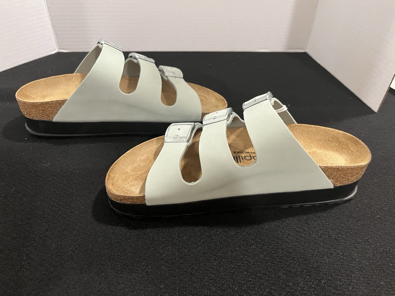 Birkenstock Papillio Florida Flex Platform Sandals Sage EUR 37, US 6.5
