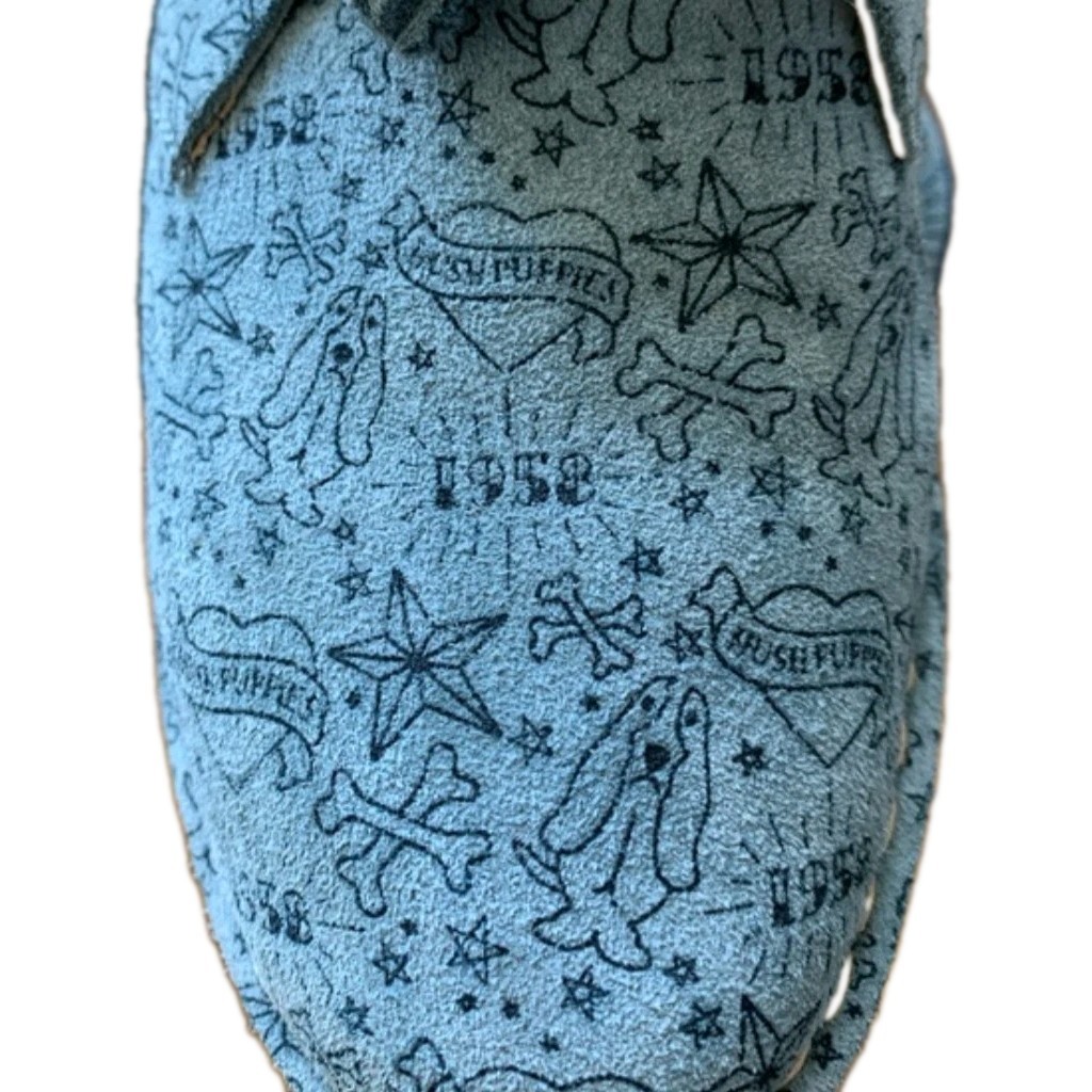 Hush Puppies Cyra Catelyn Suede Chukka HP Storm Tattoo Print Women’s 10 Rare