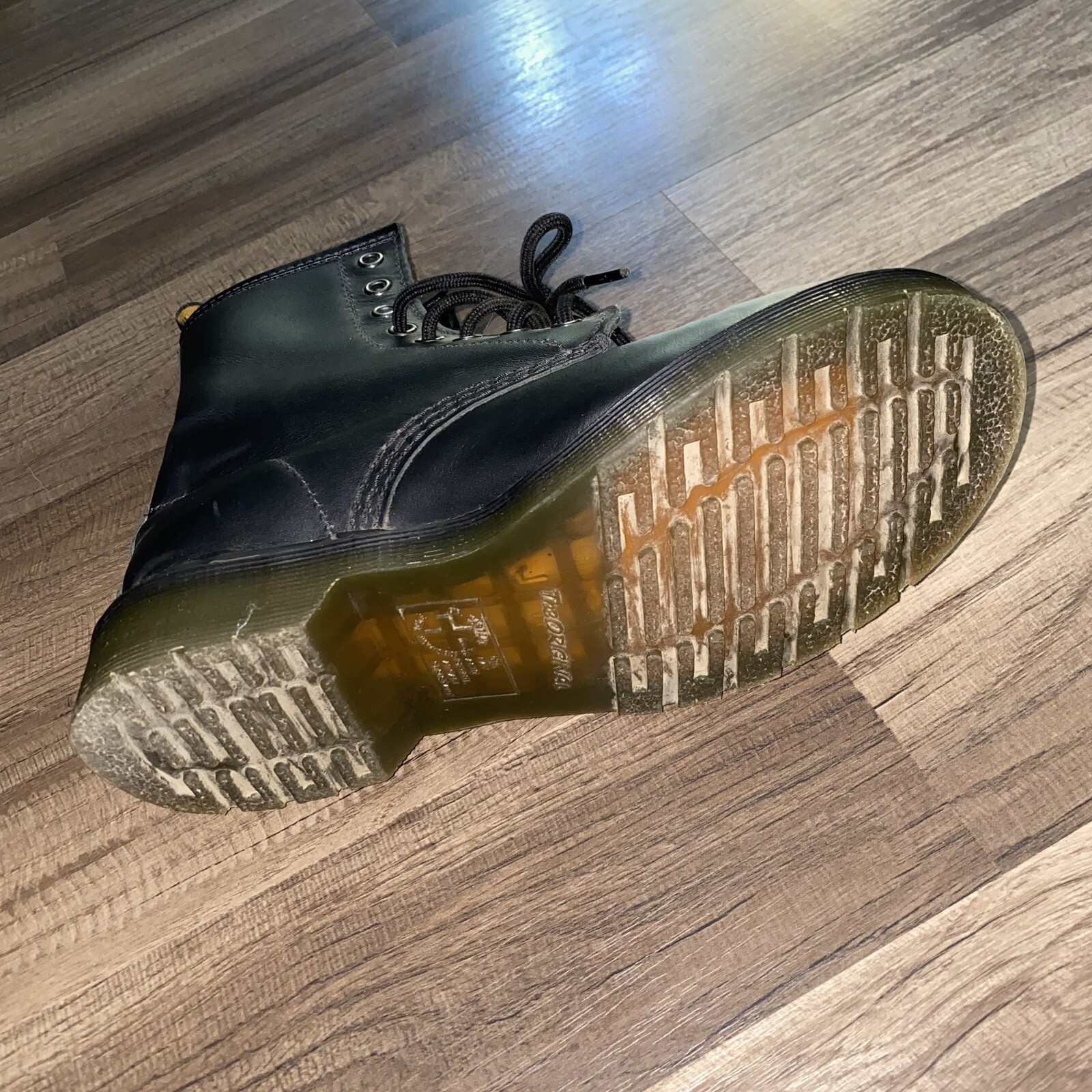 Dr. Martens Pascal 1460 Nappa Black Leather Boots Size 5 Men 7 Women