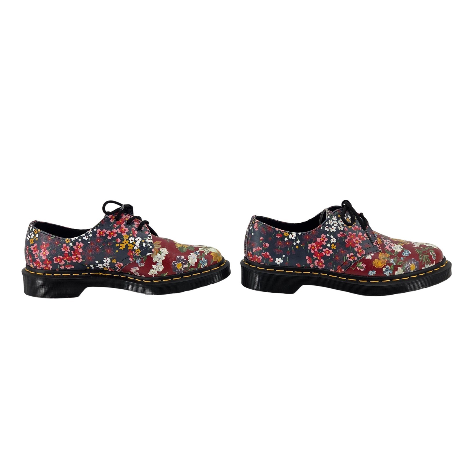 Dr. Martens 1461 Floral Clash Oxford Shoes Multicolor Wanderlust Leather Boho 8