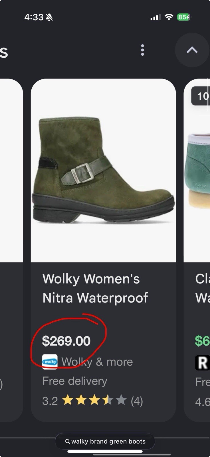 NIB Wolky Women’s Nitra Waterproof Sz 41 Boots