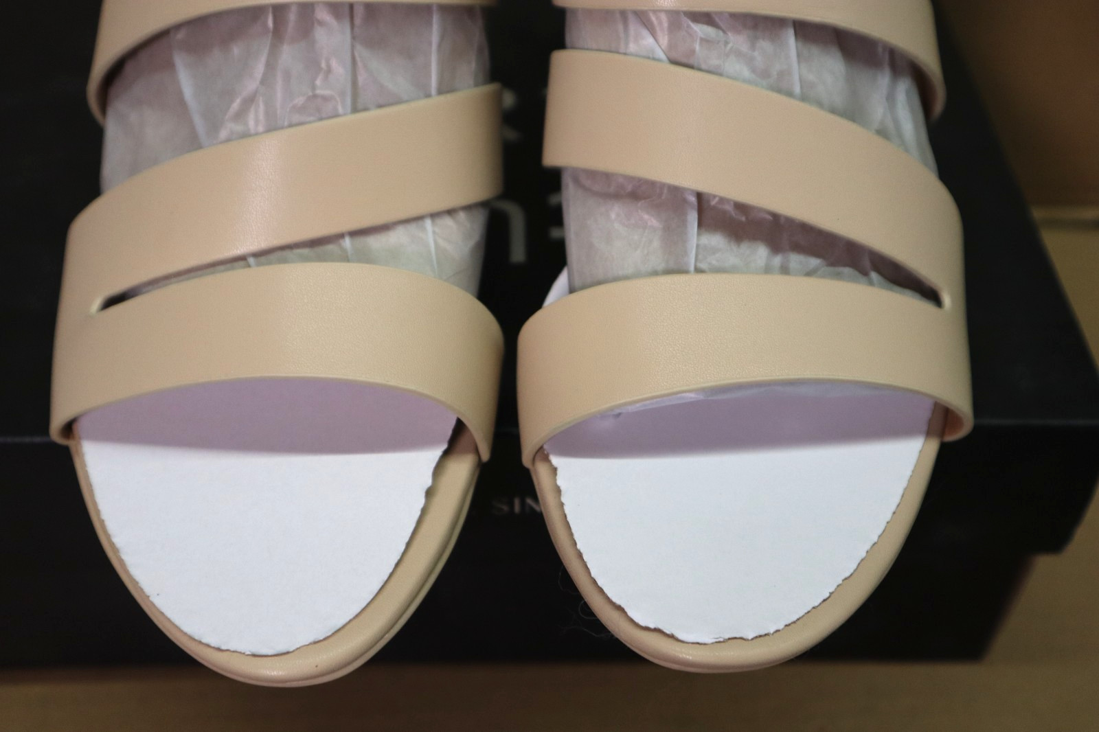 Naturalizer Beaming Mid-Heel Sandals Tan Smooth US Women’s Size 12M