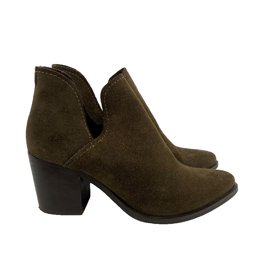 Steve Madden Womens Size 8.5 Prezzie Boots Brown 100% Leather Suede Boho