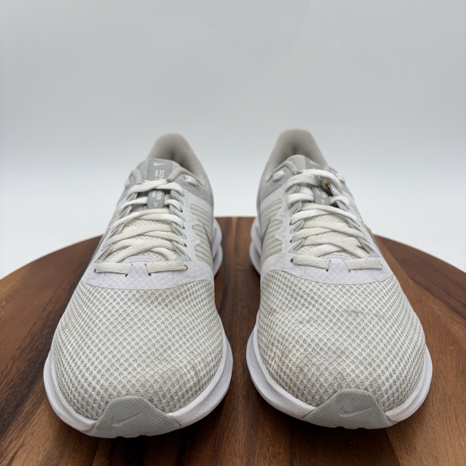 Size 8.5 Nike Womens Downshifter 11 White/silver Running Sneakers Shoes