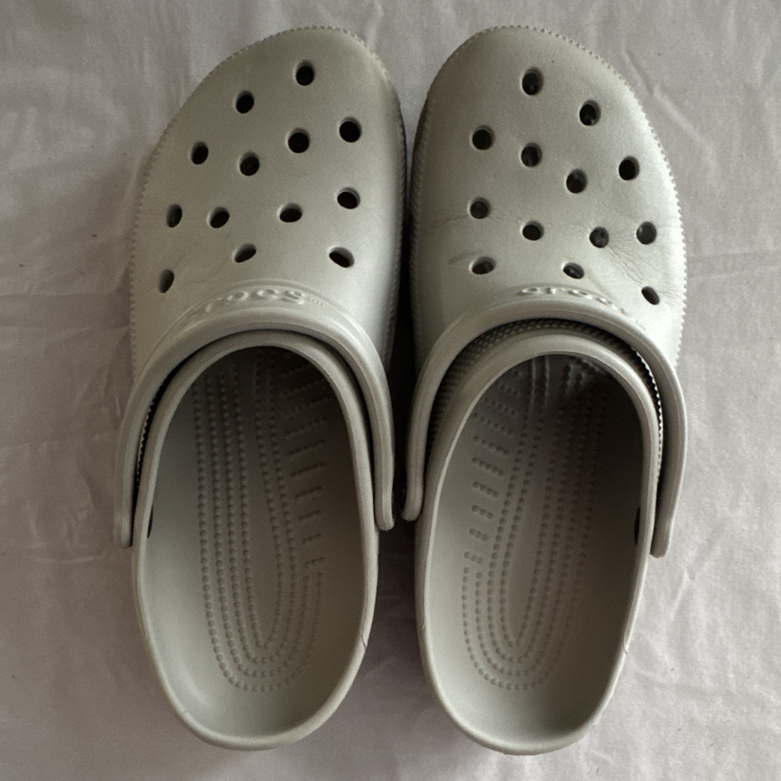 Crocs Classic Clog Sandal Gray Unisex 9 Men’s/11 Woman