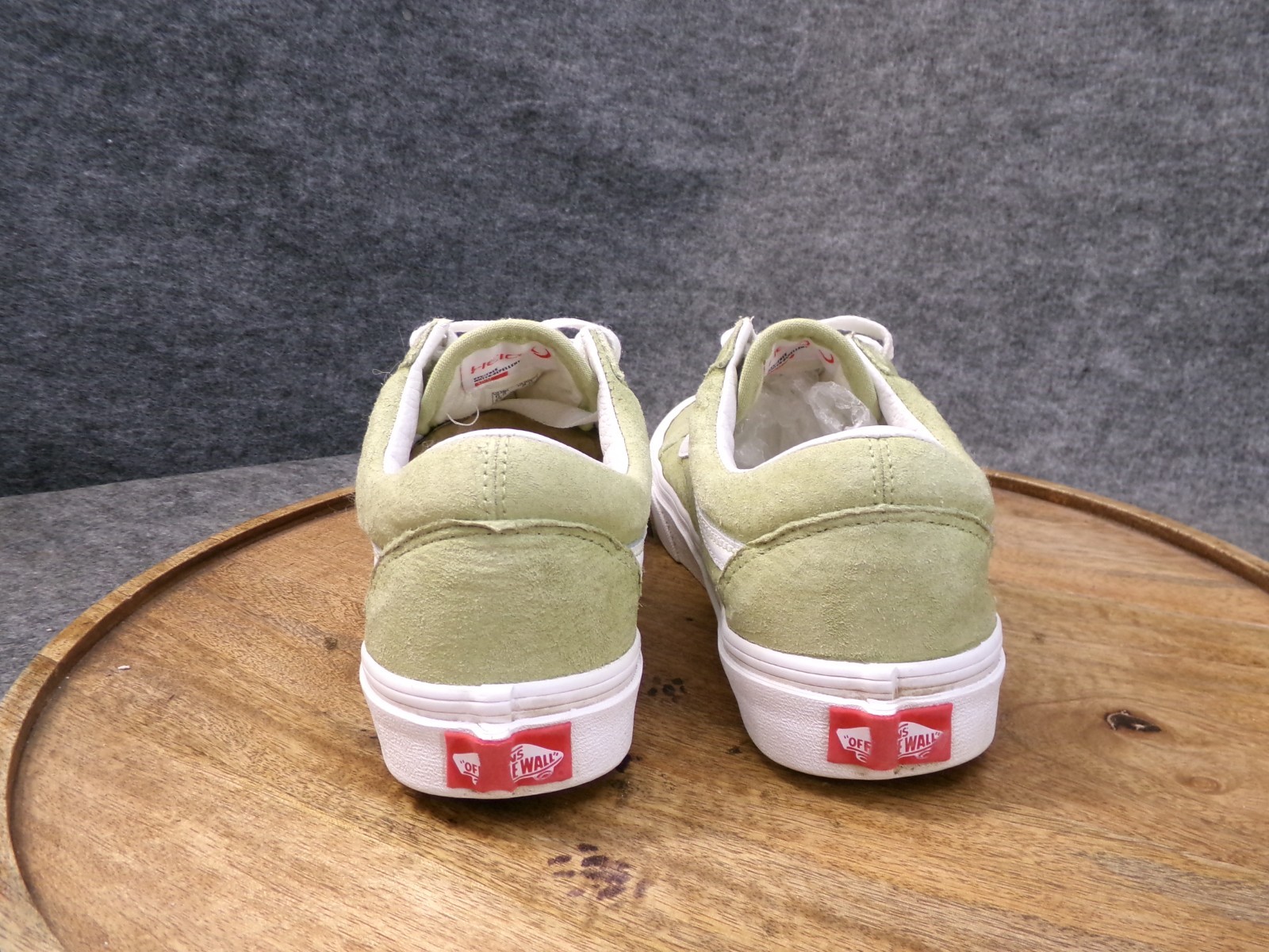 VANS Old Skool Pig Suede Winter Pear Green Skate Shoes Sneakers Women Size 8 US