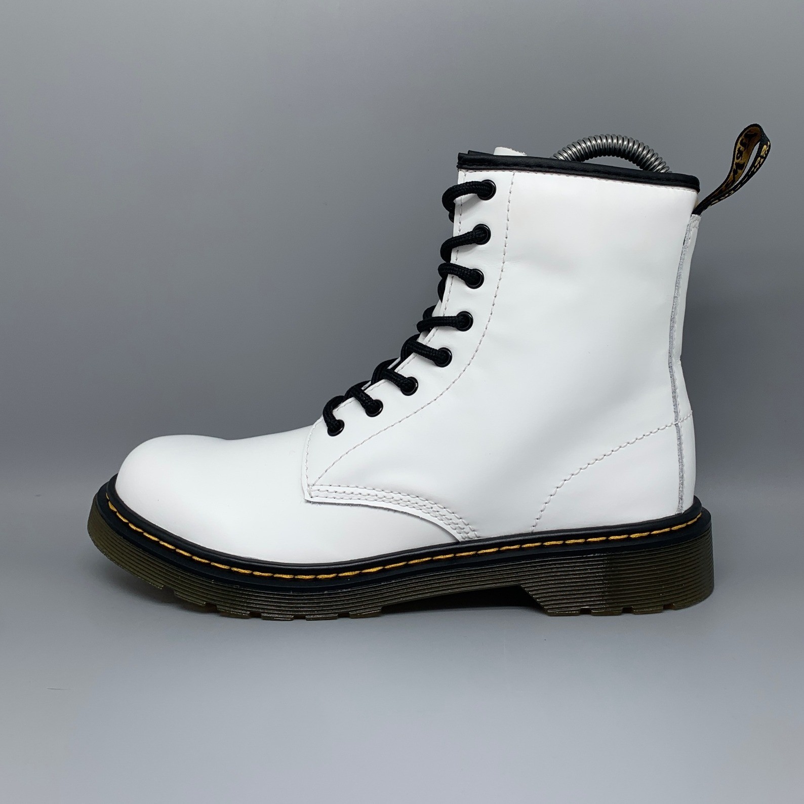 Dr. Martens 1460 White Smooth Leather Combat Boots Men’s Sz 5 Women’s Sz 6