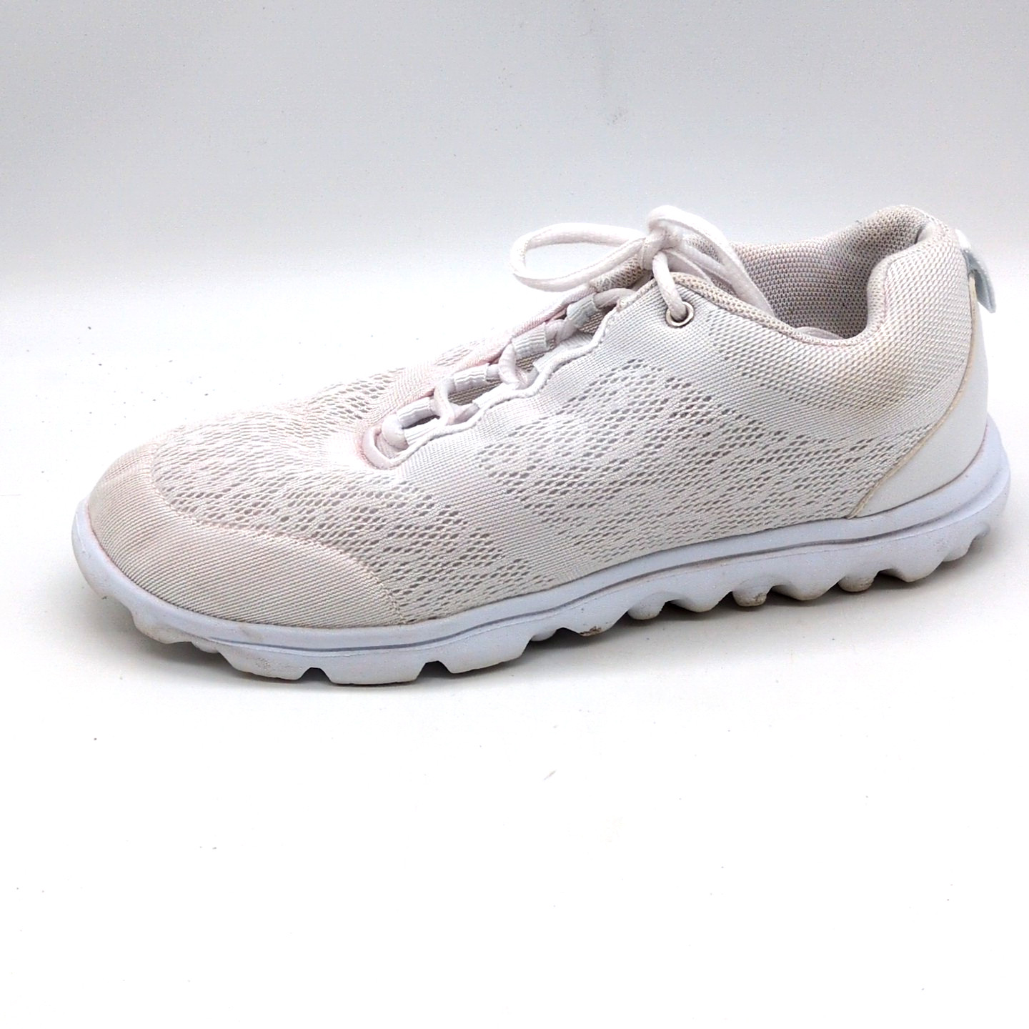 Propet Shoes Womens Travelactiv White 8 EEEE Walking Sneakers Casual W5102