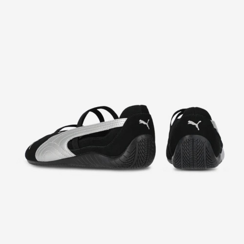 Puma Speedcat Ballet Suede Black Silver Women’s Shoes 406114-01