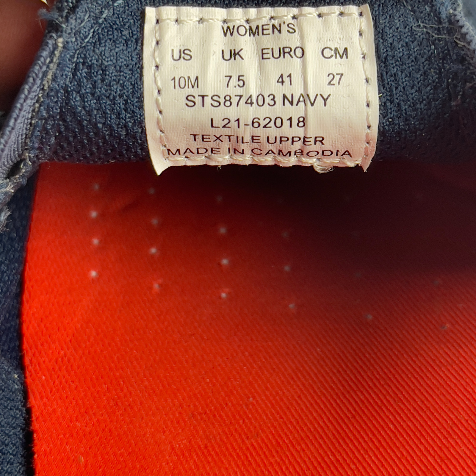 Sperry Recycled Shoes Women’s 10M Blue Captain’s Moc Slip Ons Sneakers