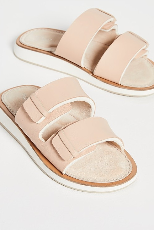 rag & bone Women’s 6 (EU 36) Parker Leather Slide in Stone Beige – $250