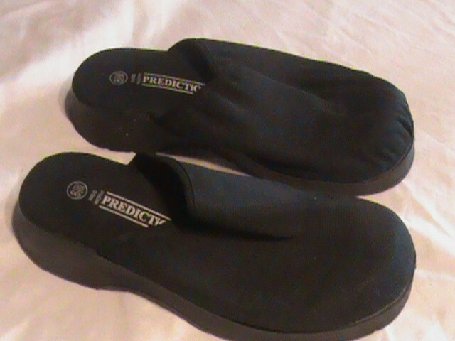 Predictions Black Clogs Vintage Size 8 1/2 W 100823 I128T7