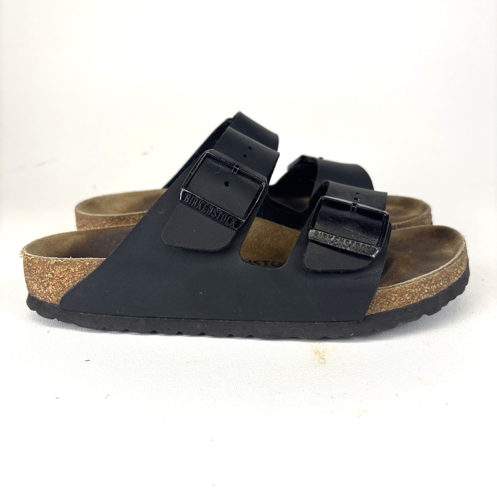 Birkenstock Arizona Sandals Germany – Black Straps Buckles, Size 37