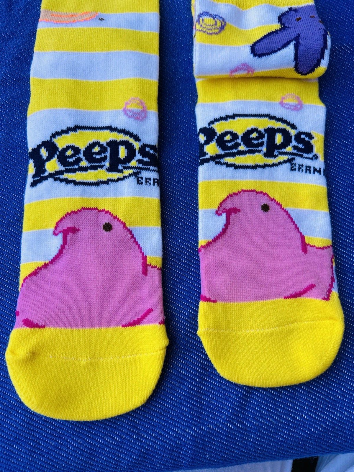 PEEPS Rice Krispies Treat Flavored Marshmallow Chicks Funky Yellow Women Saks