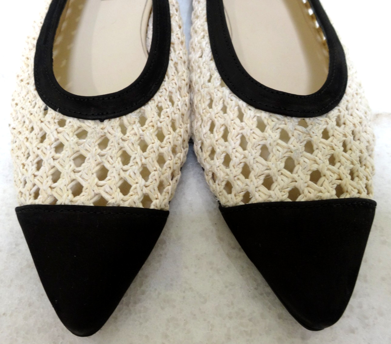 Paul Green Daisy Pointed Toe Flat Black Nature Diva Nubuk US-10.5 UK-8 EU-42