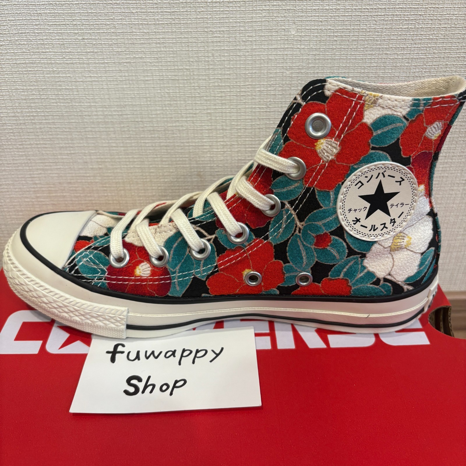CONVERSE All Star WF HI / ippuya Collaboration Model BLACK/RED ABC-MART limited