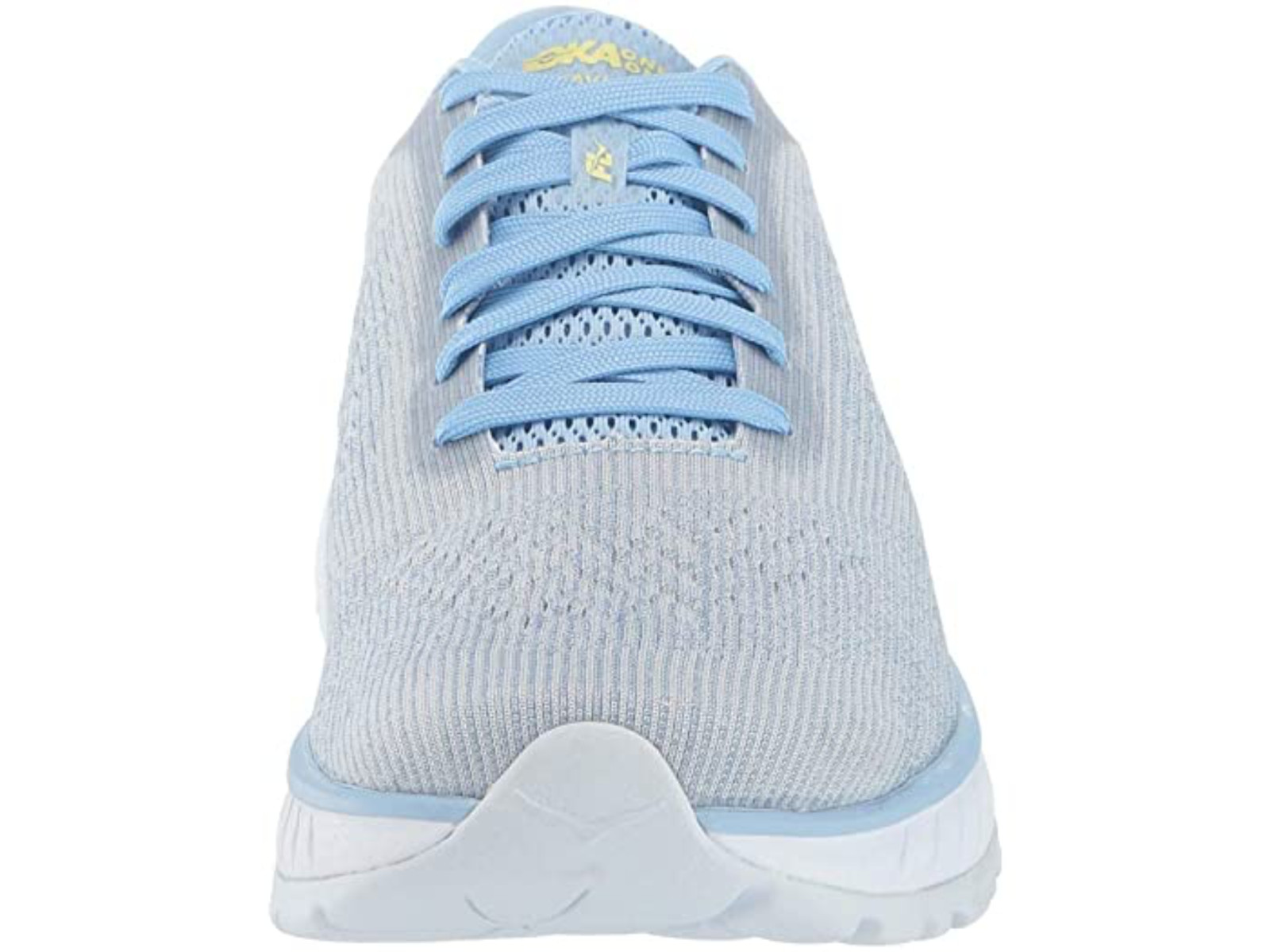 HOKA ONE ONE Cavu 2 Marl Lightweight Lace-Up Road Sneakers Blue Air Mesh Sz 10.5